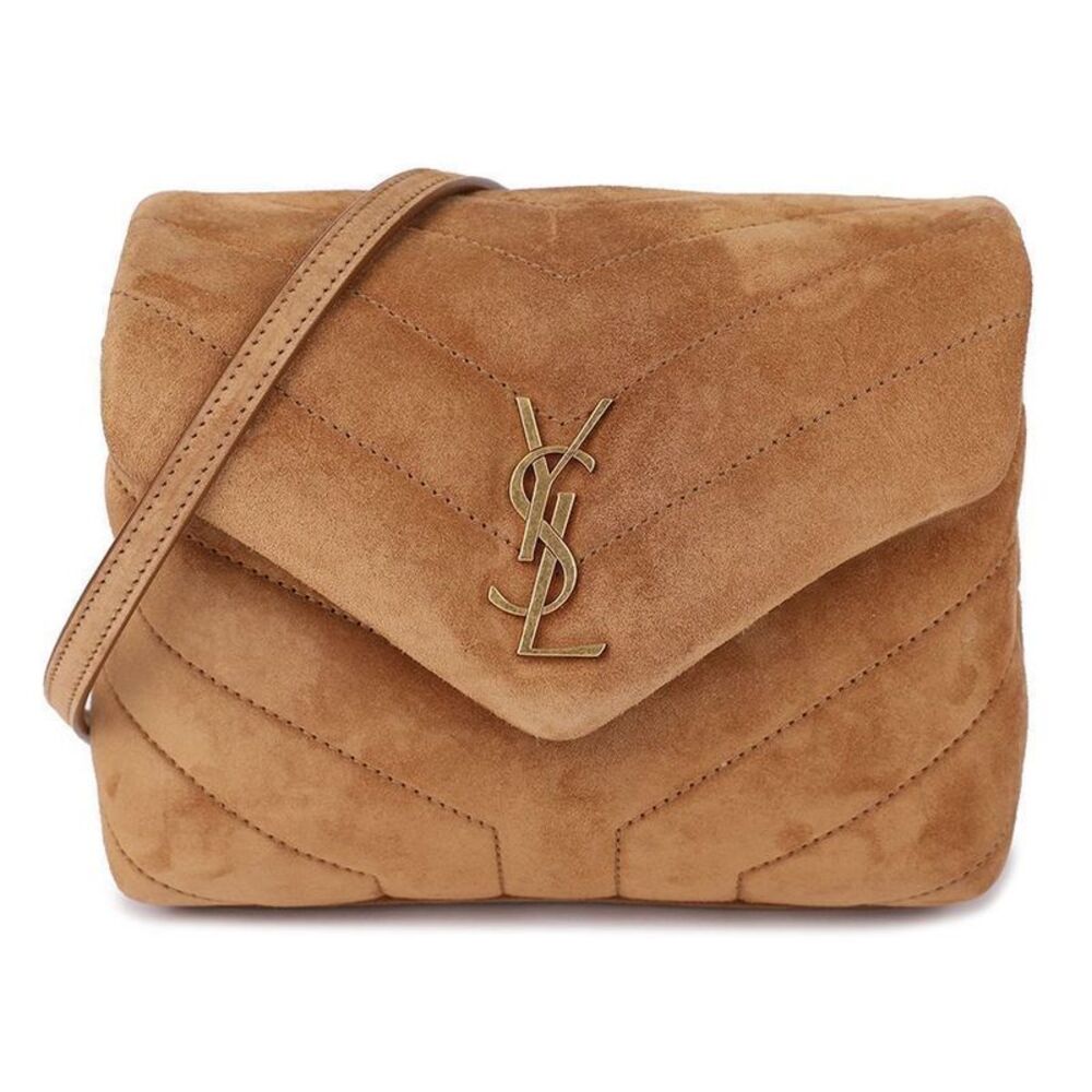 Quilted Suede Toy Bag